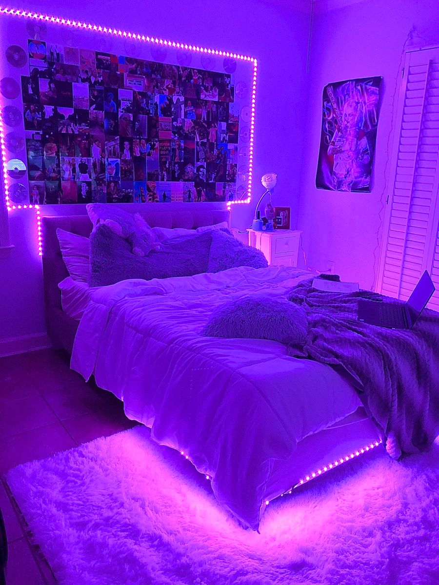 Featured image of post Aesthetic Bedrooms With Led Lights