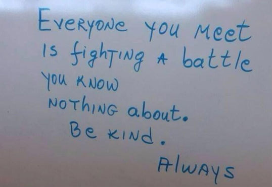 wallpapers Be Kind Always For Everyone You Meet Is Fighting A Battle You Know Nothing About everyone you meet is fighting a dr