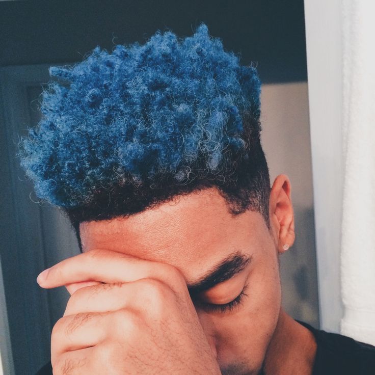 Featured image of post Black Guys With Blue Hair Tips