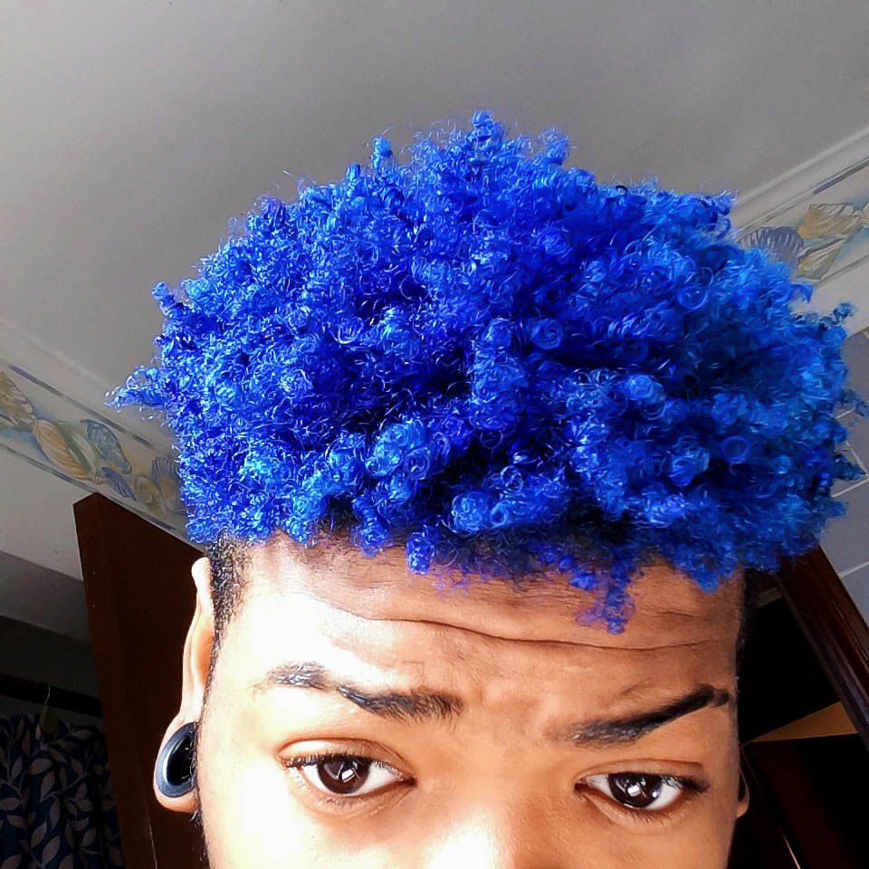 Featured image of post Black Guys With Blue Hair