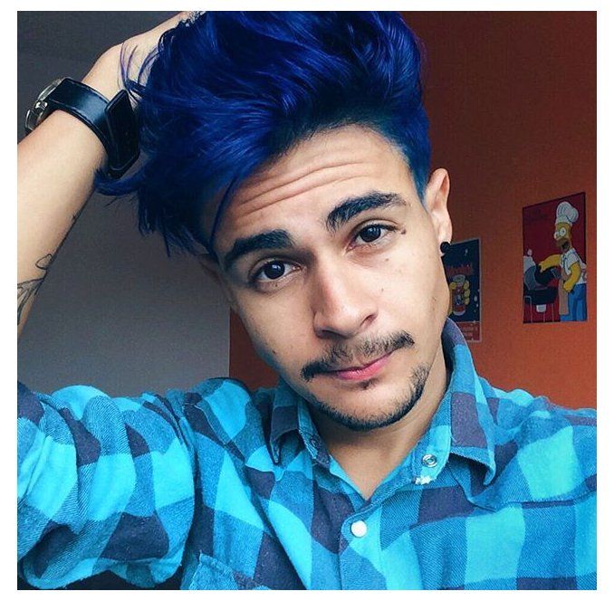 Featured image of post Brown Guys With Blue Hair