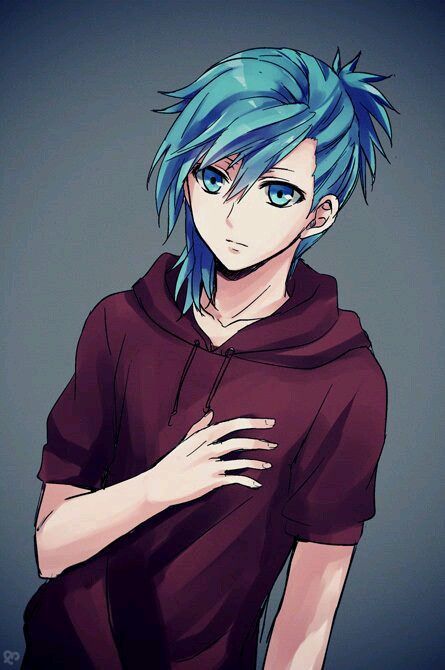 Featured image of post Cute Anime Guys With Blue Hair