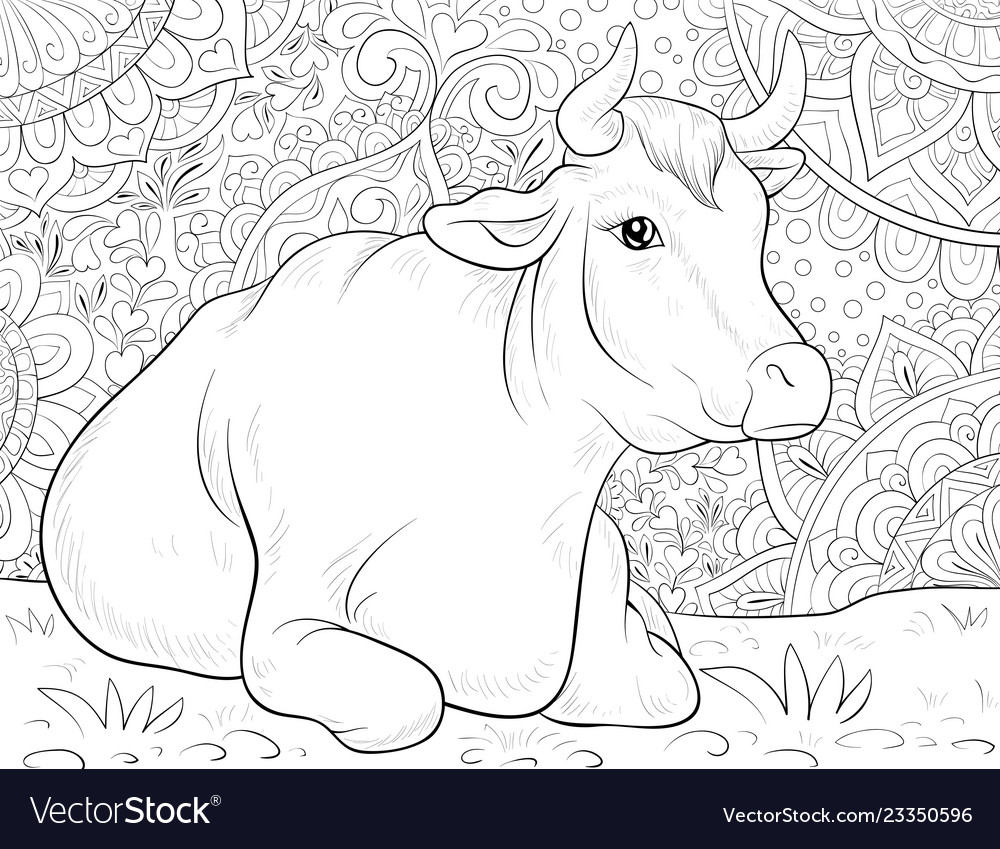 Featured image of post Cute Cow Coloring Pages For Adults