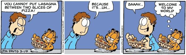 Featured image of post Garfield Lasagna Comics