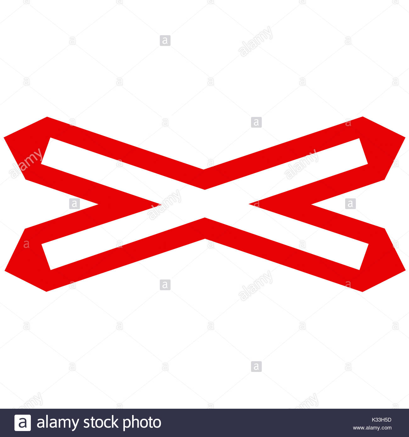 Level Crossing Without Barrier Sign