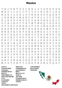 Featured image of post Mexico Word Search