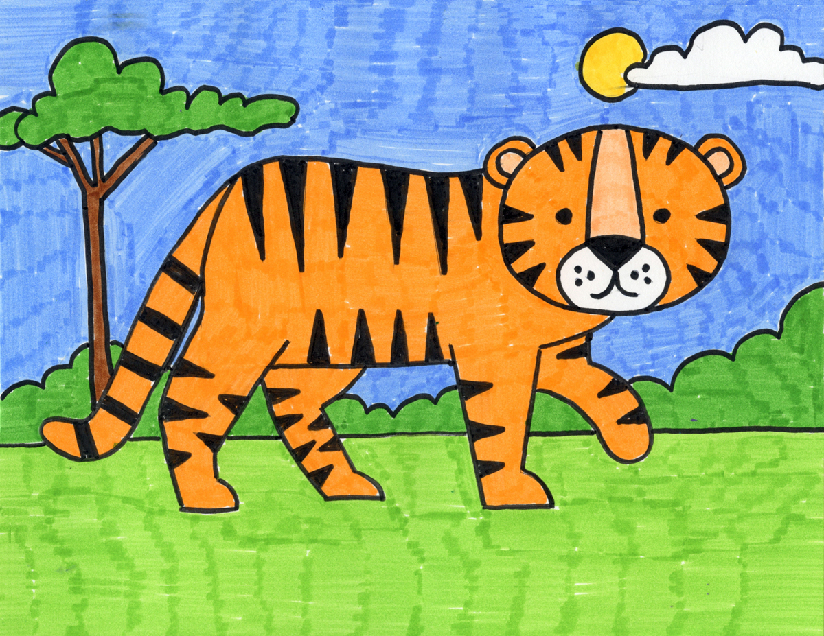 Featured image of post Tiger Art For Kids